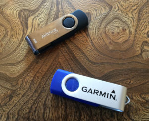 USB thumb drive updates for Avidyne and Garmin