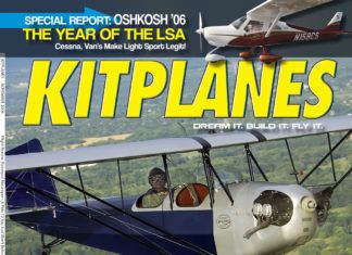 Kitplanes November 2006 cover
