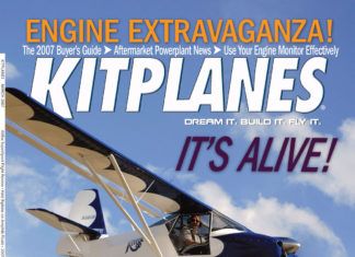 Kitplanes March 2007 cover