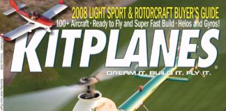 Kitplanes February 2008 cover