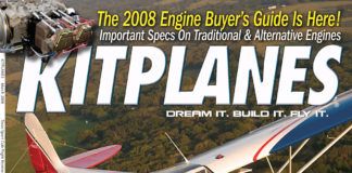 Kitplanes March 2008 cover