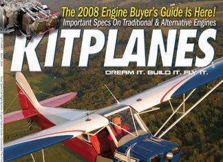 Kitplanes March 2008 cover