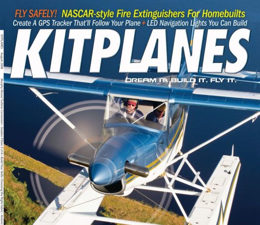 Kitplanes August 2008 cover