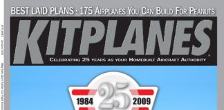 Kitplanes January 2009 cover