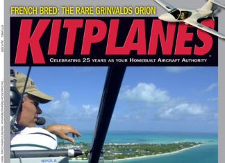 Kitplanes April 2009 cover