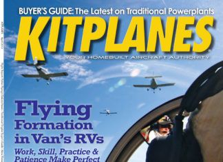 Kitplanes April 2012 cover