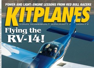 Kitplanes March 2013 cover