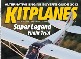 Kitplanes May 2013 cover