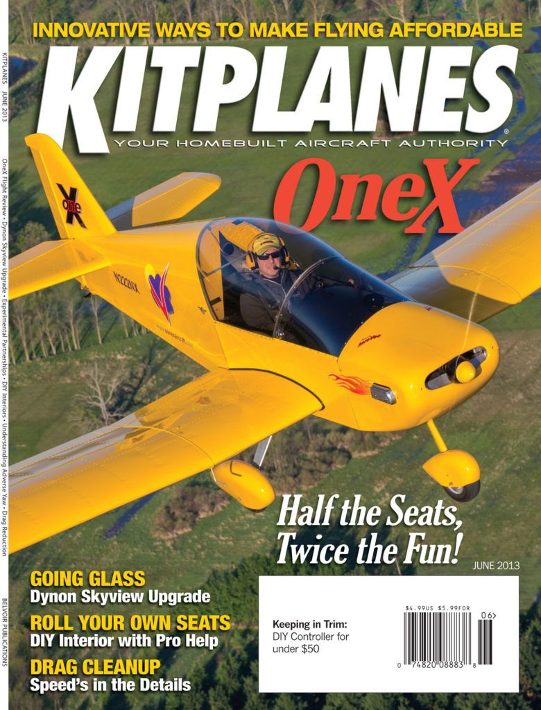 Kitplanes June 2013 cover