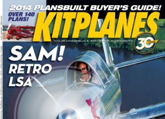 Kitplanes January 2014 cover