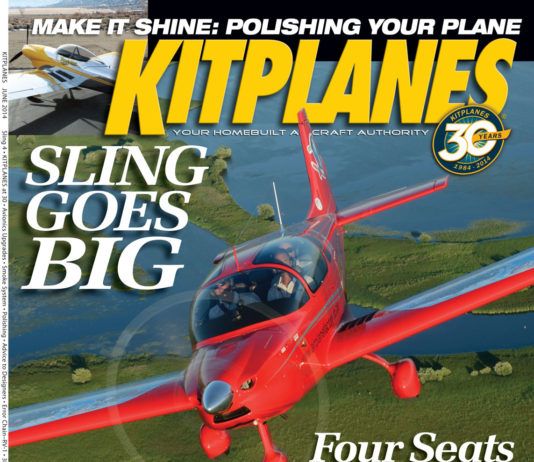 Kitplanes June 2014 cover