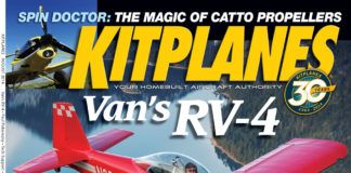 Kitplanes August 2014 cover