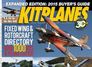Kitplanes December 2014 cover