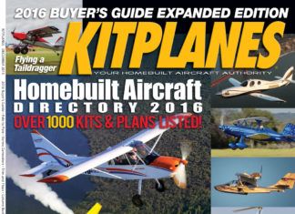Kitplanes December 2015 cover