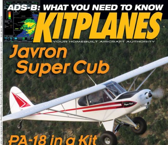 Kitplanes June 2016 cover