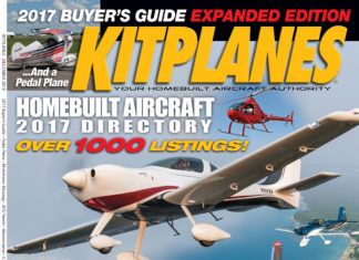 Kitplanes December 2016 cover