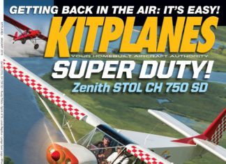 Kitplanes January 2018 cover