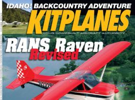 Kitplanes March 2019 cover