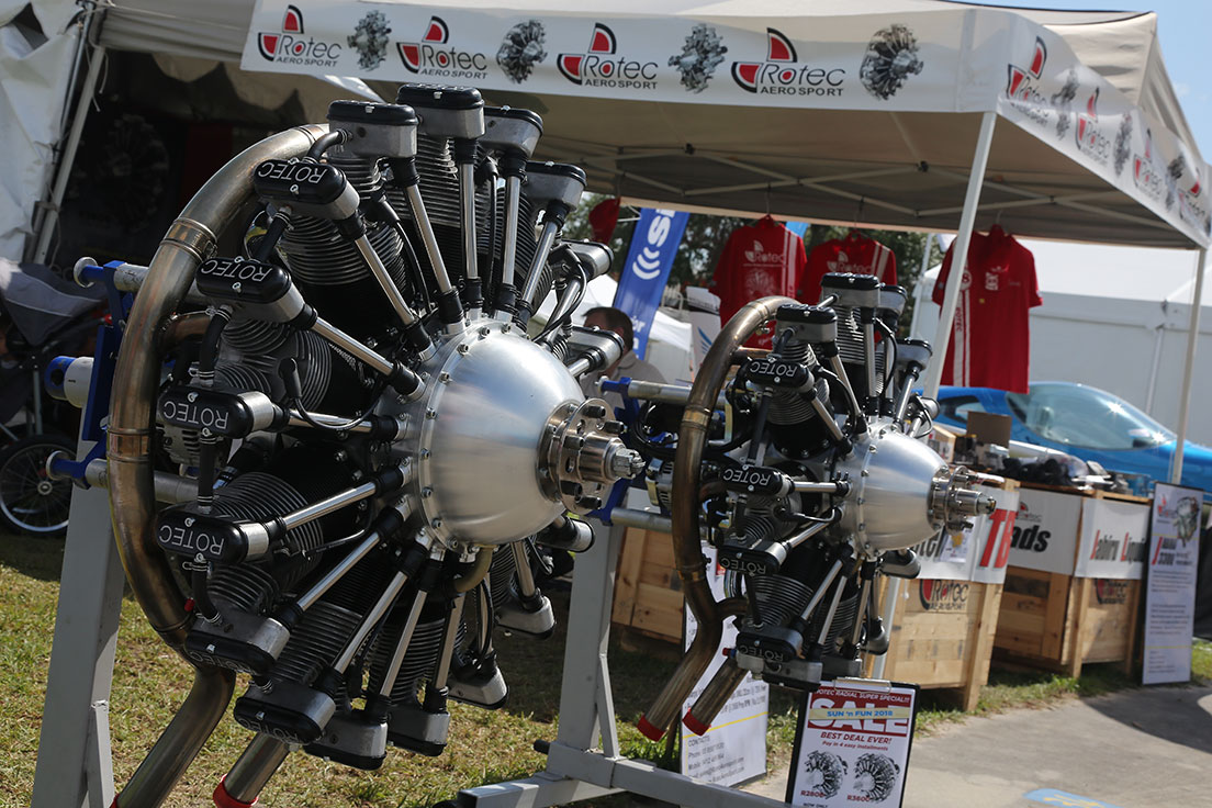 Rotec radial engines