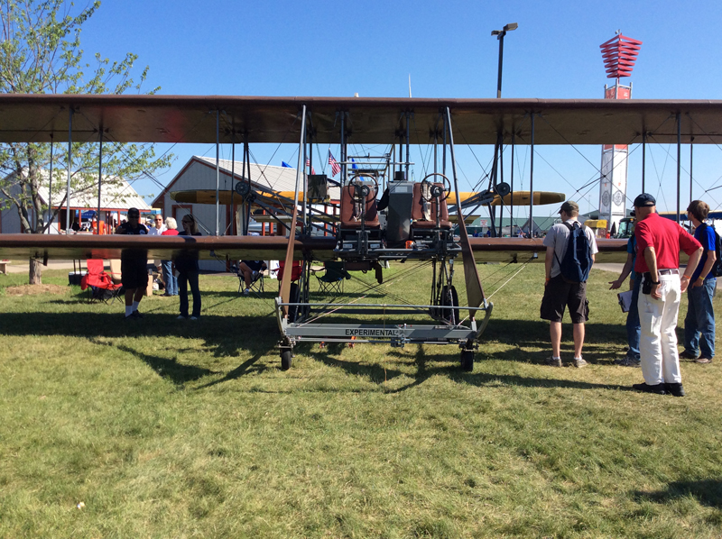 Experimental? You bet! While not really a replica, this E-AB registered Wright B Flyer has given more than 4000 organization members the thrill of flying in the closest thing available today to what the earliest Wright customers experienced.