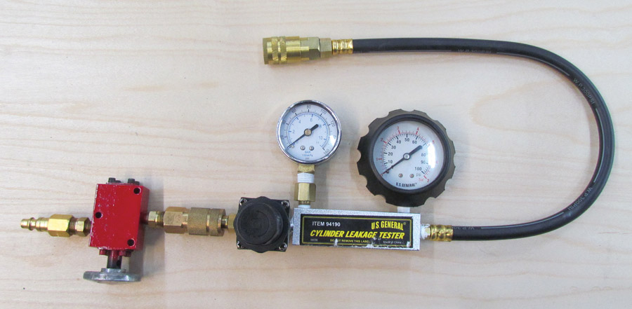 Cylinder Leak Tester Detector Petrol Engine Compression Leakage Detector Kit US 
