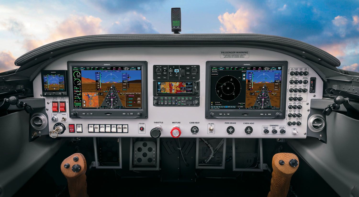 G3X-Touch panels in an RV-7A