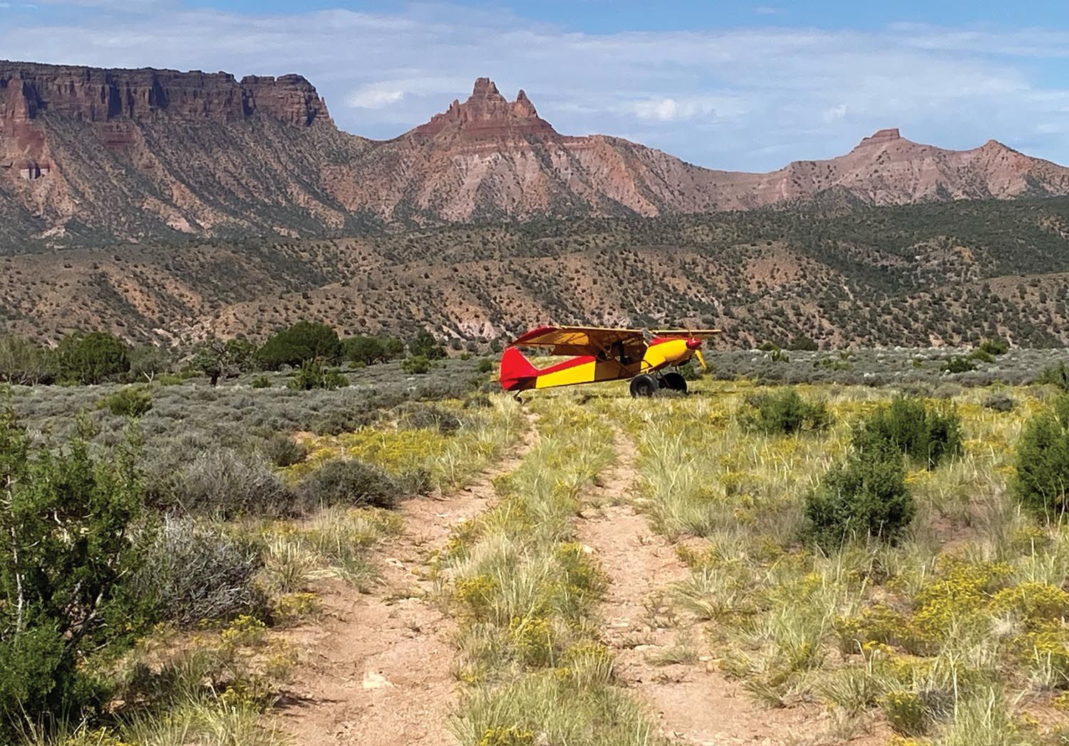 Ted Waltman’s SQ-2 at West Creek Bluff, Colorado.